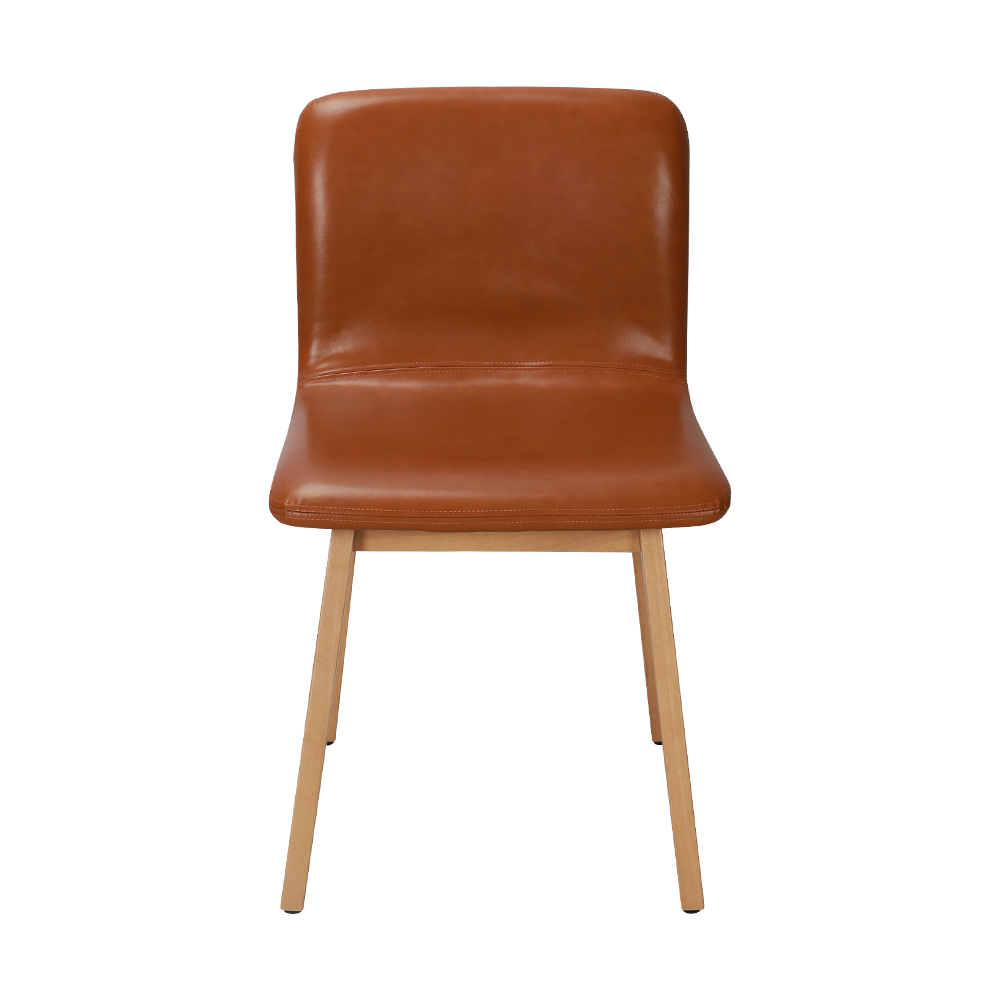 Smeđa bentwood stolica za blagovaonicu od čvrstog drveta