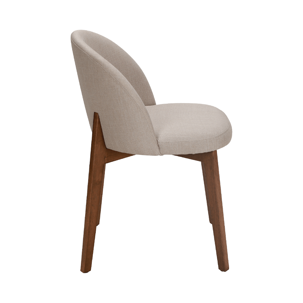 Stolica za ručavanje od čvrstog drveta bez ruku