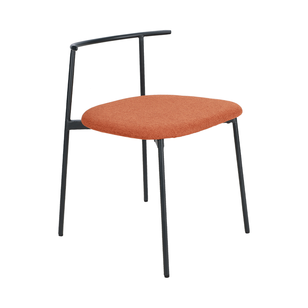 Narančasto zakrivljena metalna nogu za nogu